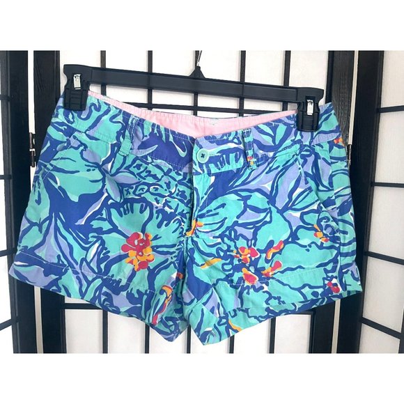 Lilly Pulitzer Pants - Lilly Pulitzer Callahan Short 2 Mai Tai Blue